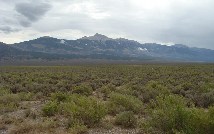 Highway 50 near the Great Basin National Park