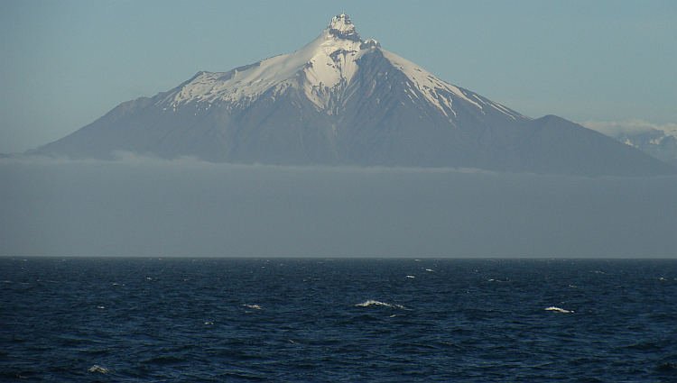 On the ferry from Chiloé to Chaitén in Patagonia