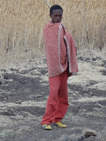 Child/shepherd of the plateau