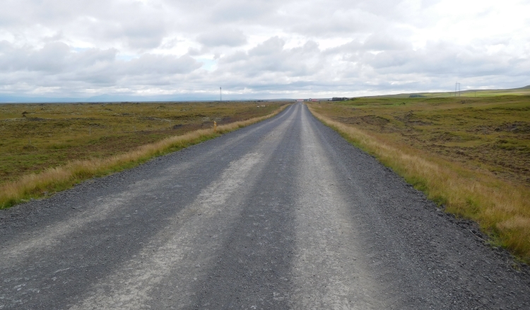 Road 272 between Leirubakki and Hella